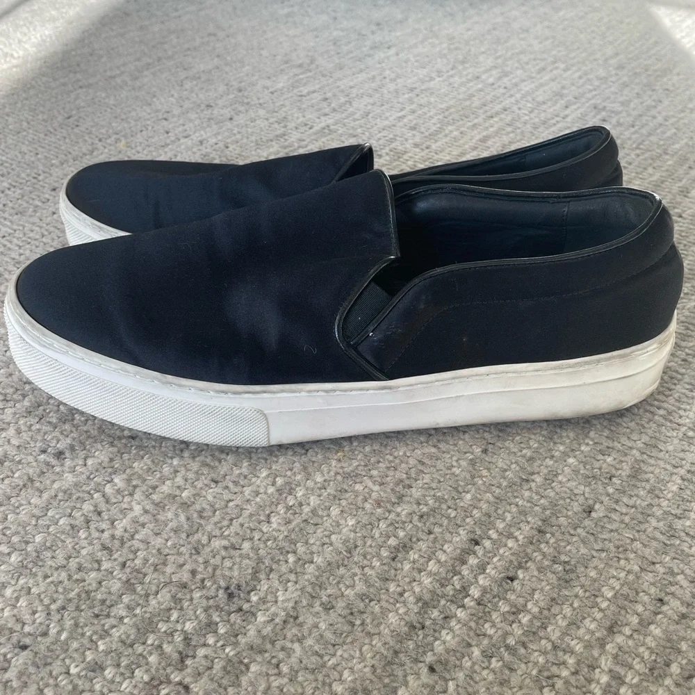 Celine Black Satin Slip-on - Picture 1 of 7